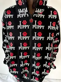 ArtByTastybabe | I Love Dog All Over Print Hoodie