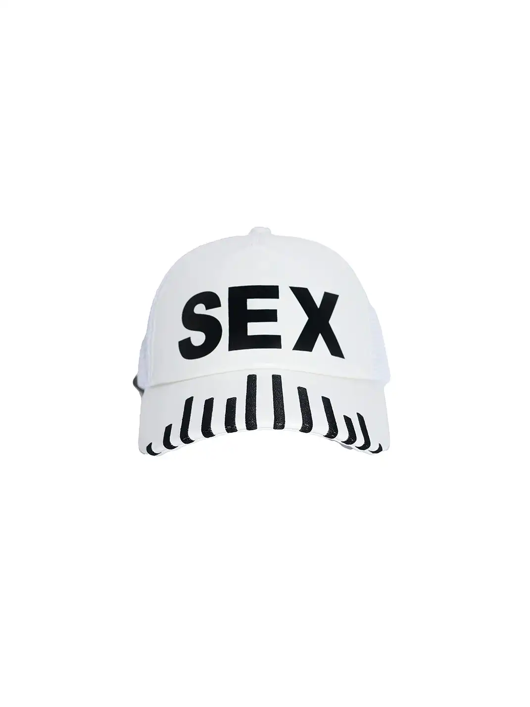 SEXXDEVIL | Leather Print Embroidered Baseball Cap