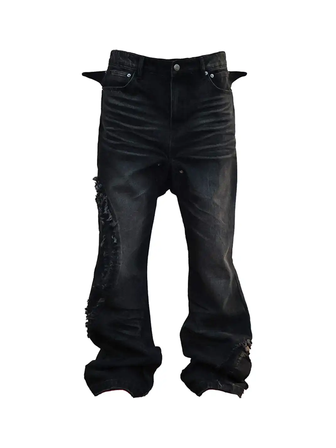 SEXXDEVIL | French Terry Straight Bootcut Jeans