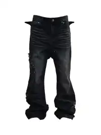 SEXXDEVIL | French Terry Straight Bootcut Jeans