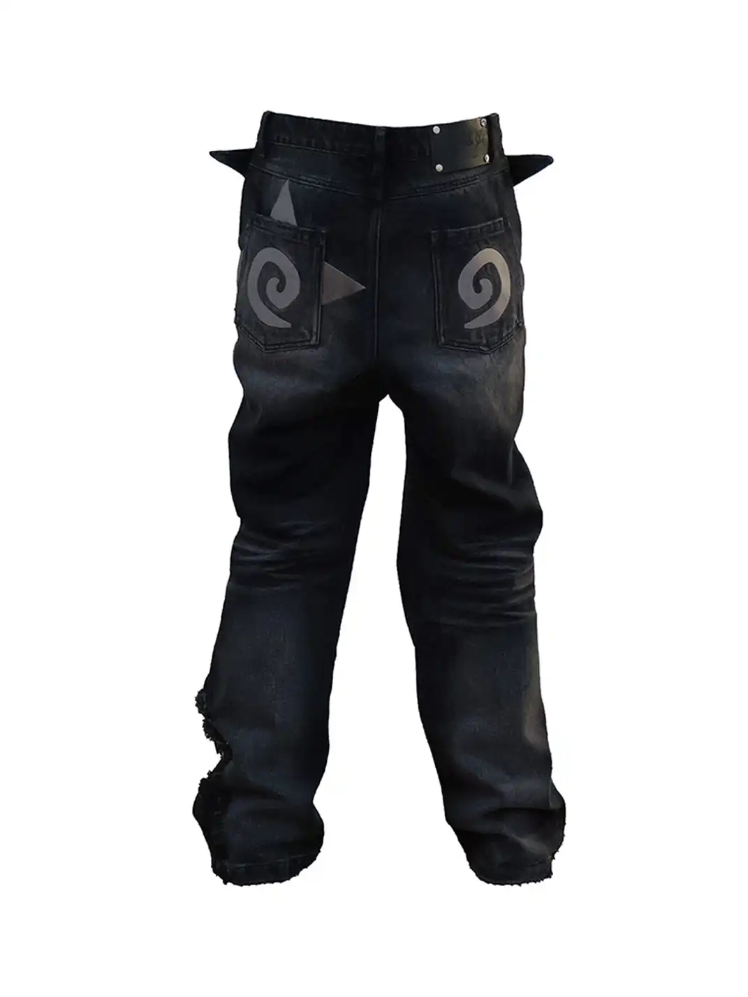 SEXXDEVIL | French Terry Straight Bootcut Jeans