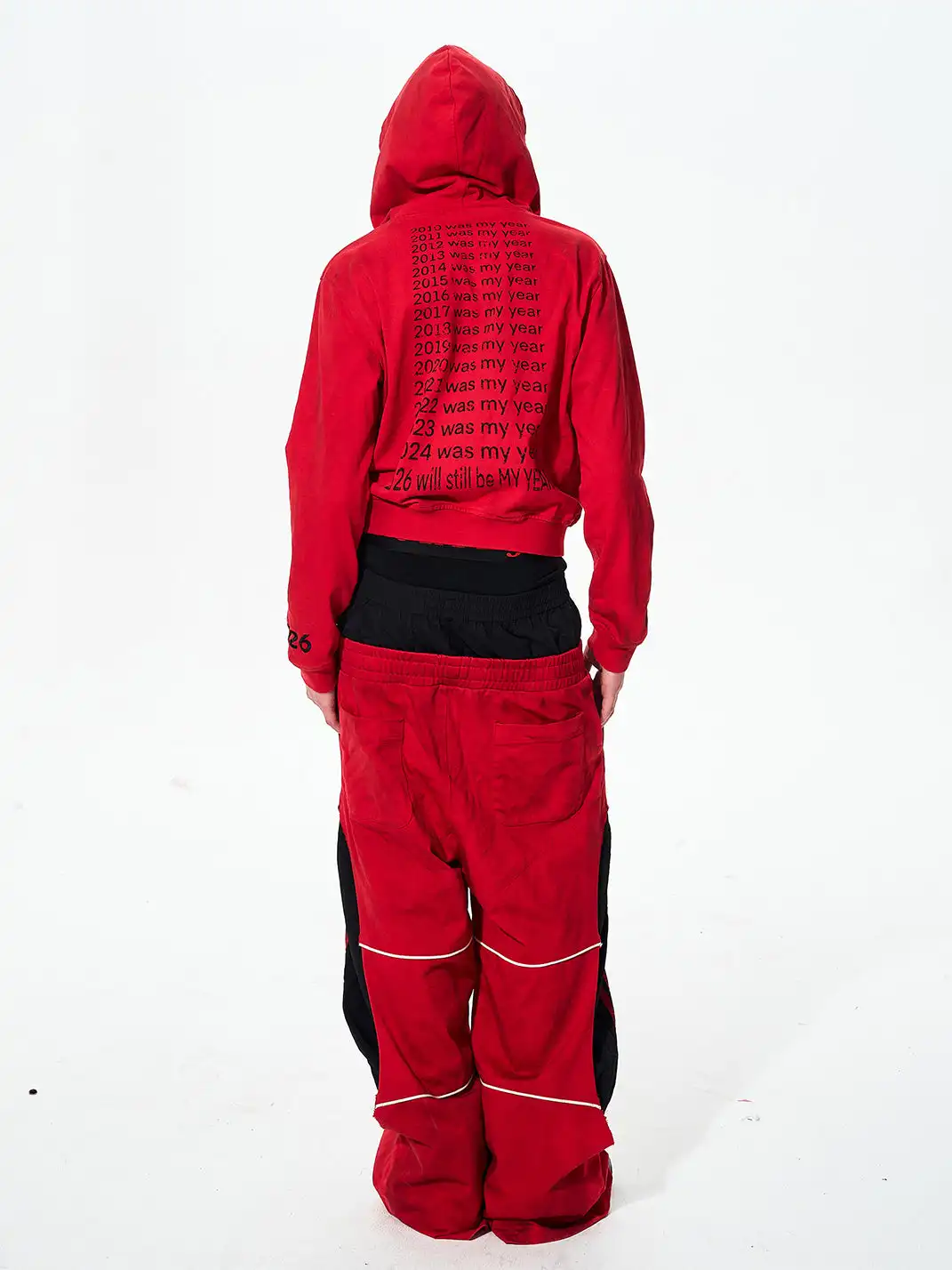 Fourth3ex | Slogan Red Hoodie