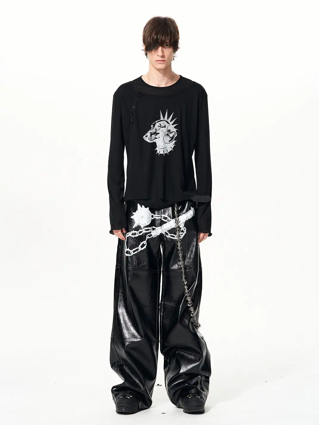Fourth3ex | Heavy Electroplated Angel Pants Chain