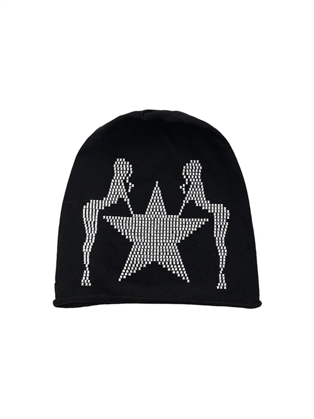 Fourth3ex | Studded Print Beanie