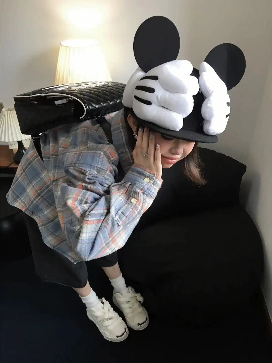 RED ICE | Mickey Parody Baseball Cap