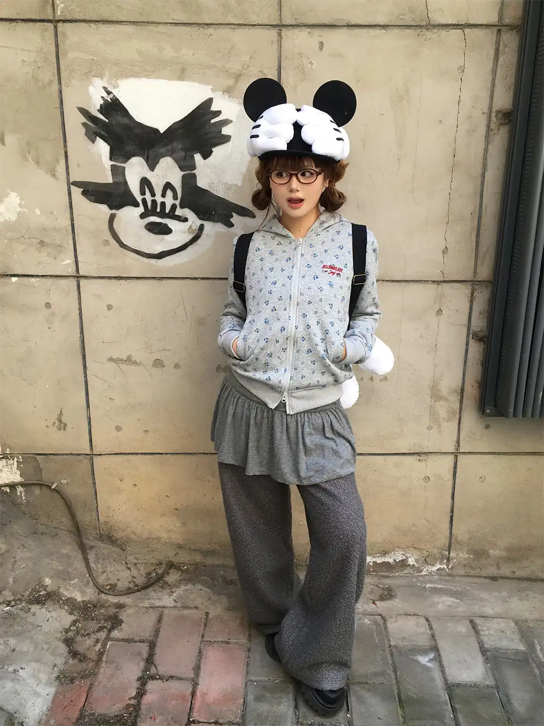 RED ICE | Mickey Parody Baseball Cap