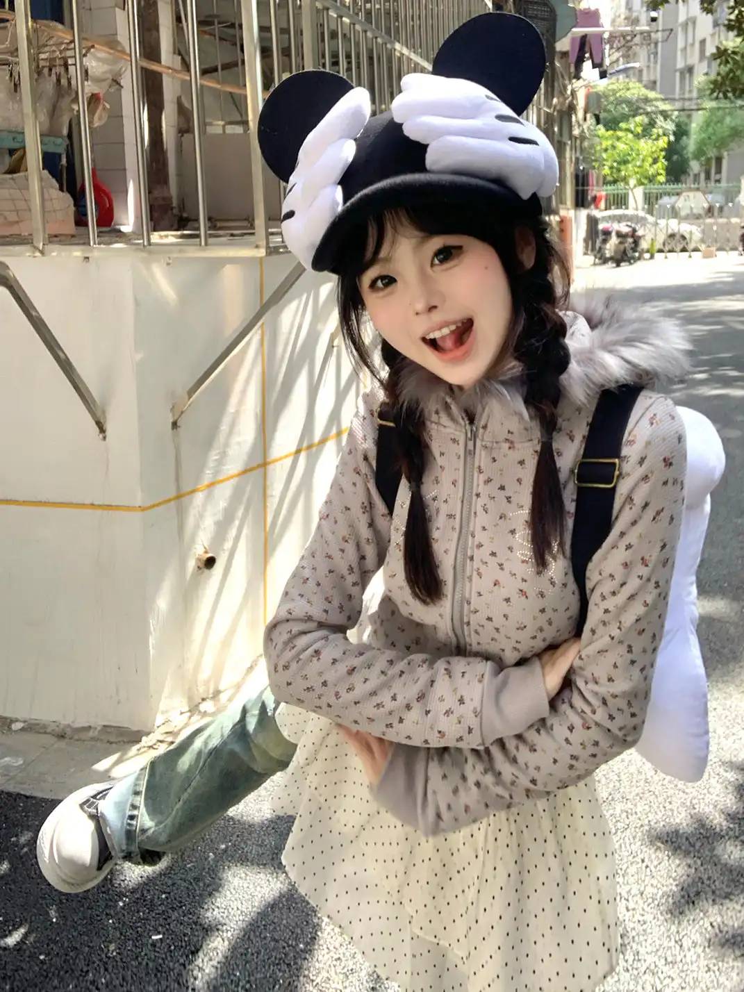 RED ICE | Mickey Parody Baseball Cap