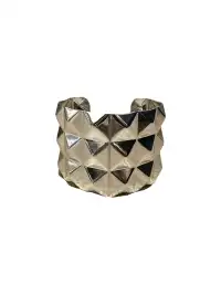 RED ICE | Multi-Faceted Pentagram Open Bracelet