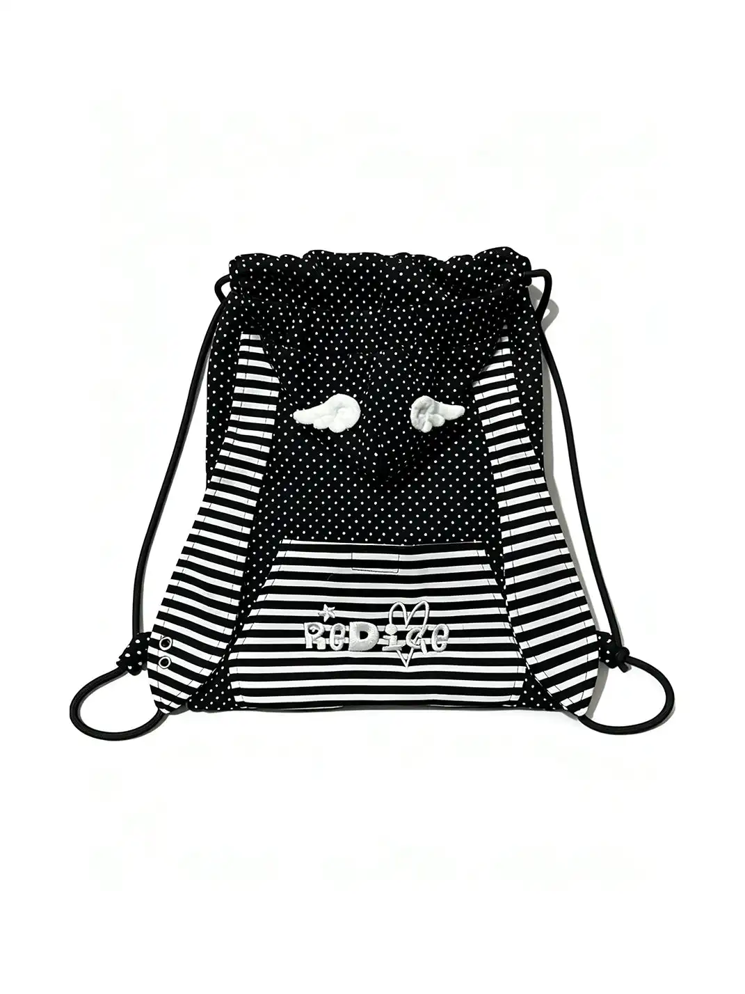 RED ICE | Drawstring Rabbit Ear Hat Bag