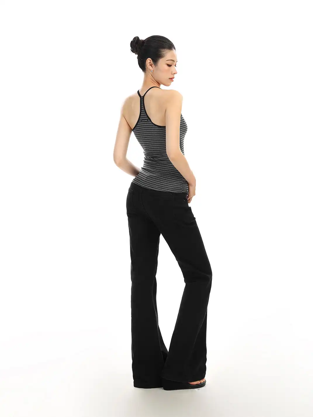 BIGGOLD | Striped U-Neck Camisole Top