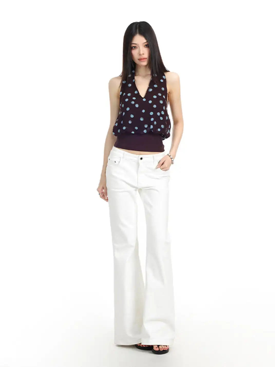 BIGGOLD | Halter Neck Bud Camisole Top