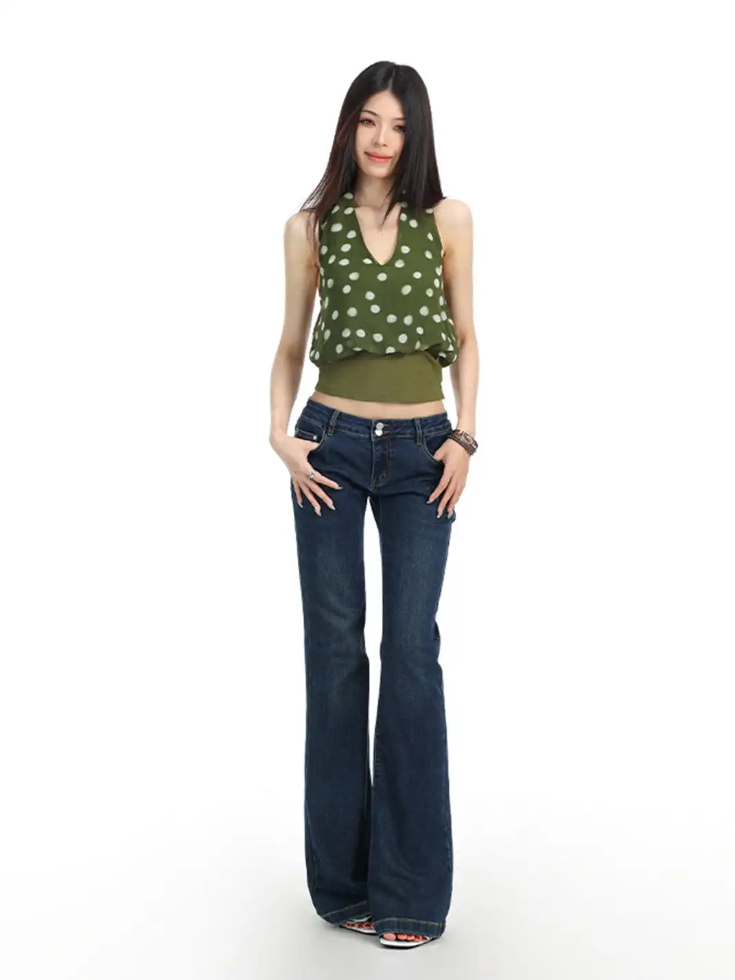 BIGGOLD | Halter Neck Bud Camisole Top