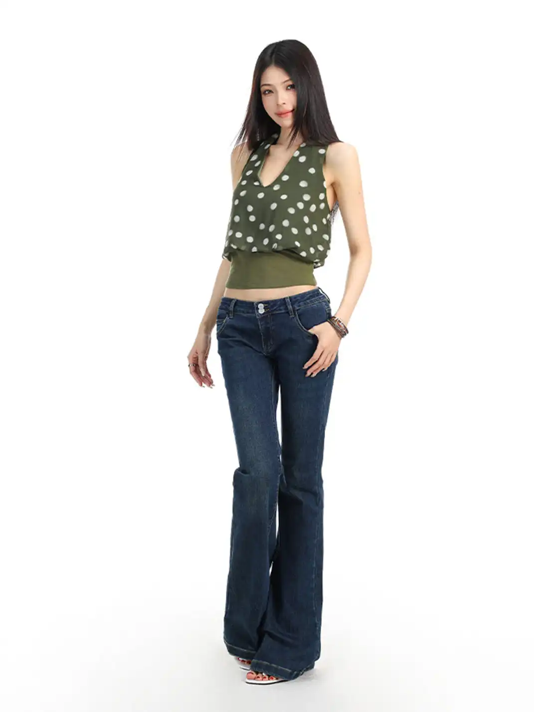BIGGOLD | Halter Neck Bud Camisole Top