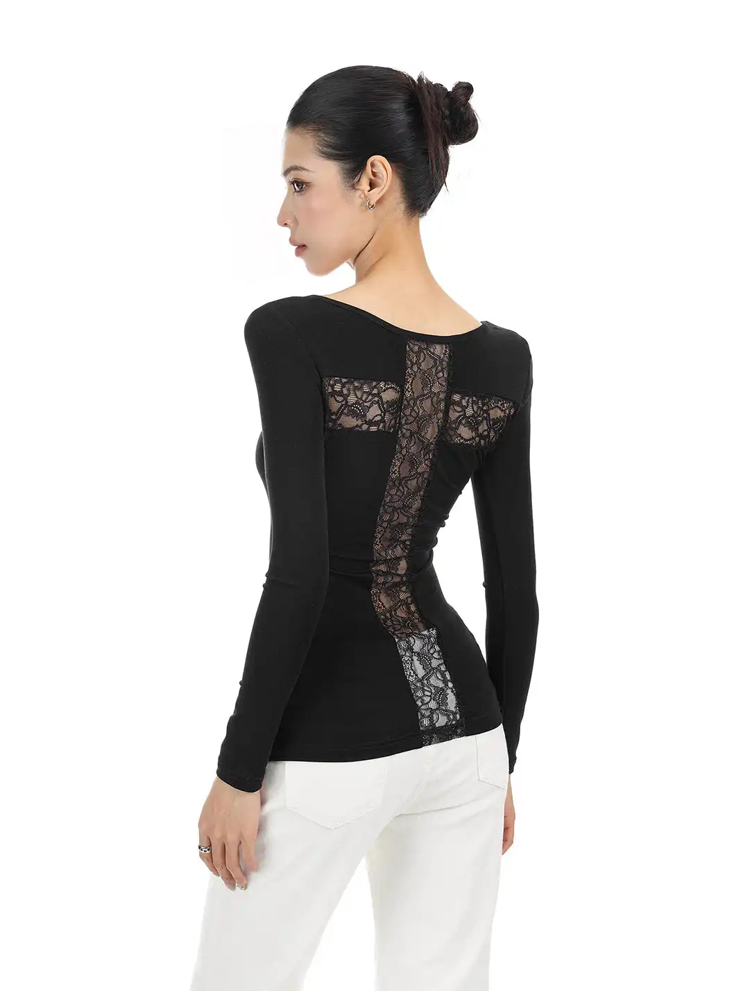 BIGGOLD | Back Lace Cross T-Shirt