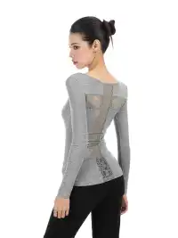 BIGGOLD | Back Lace Cross T-Shirt