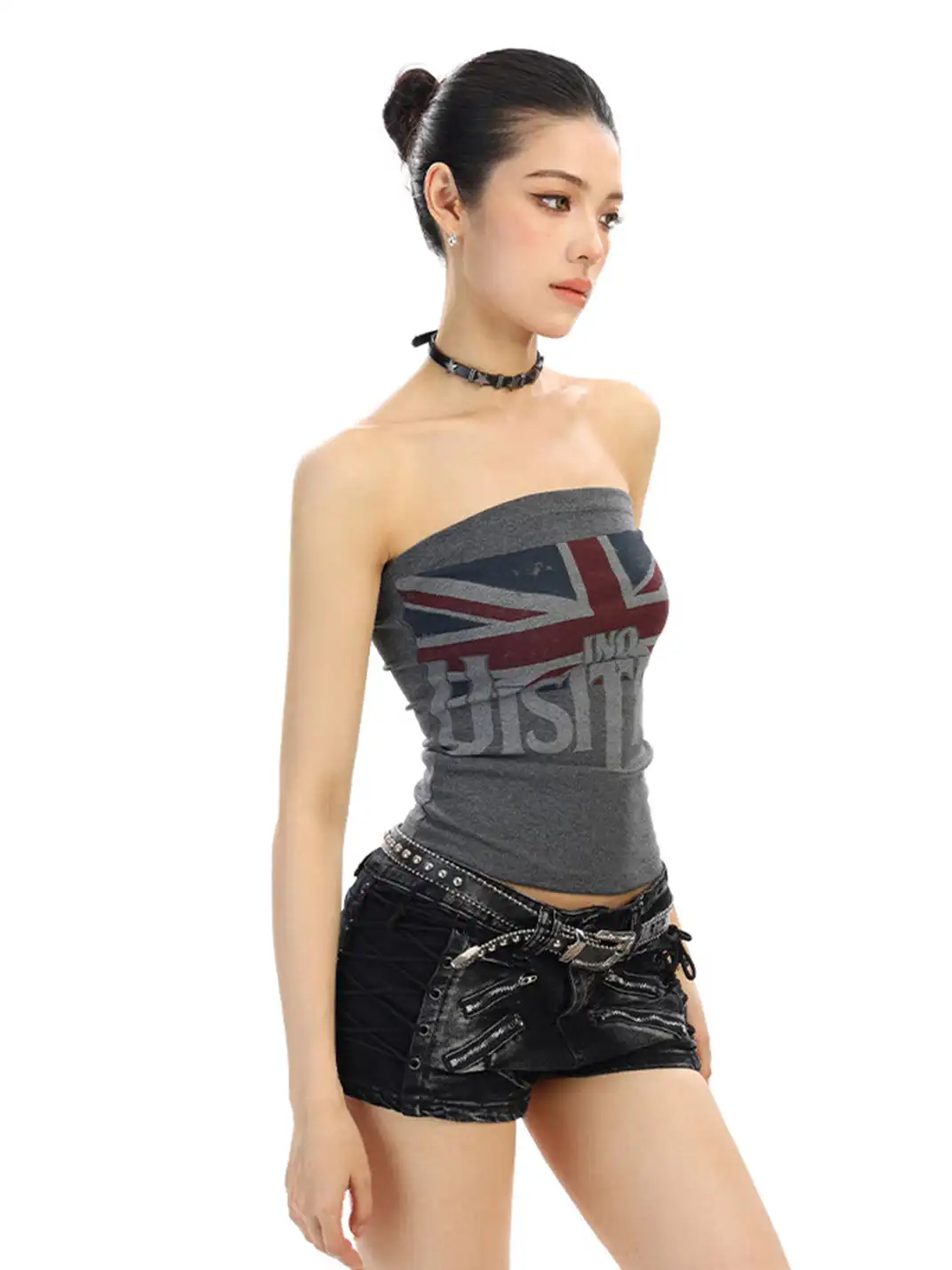 BIGGOLD | Flag Print Tube Top