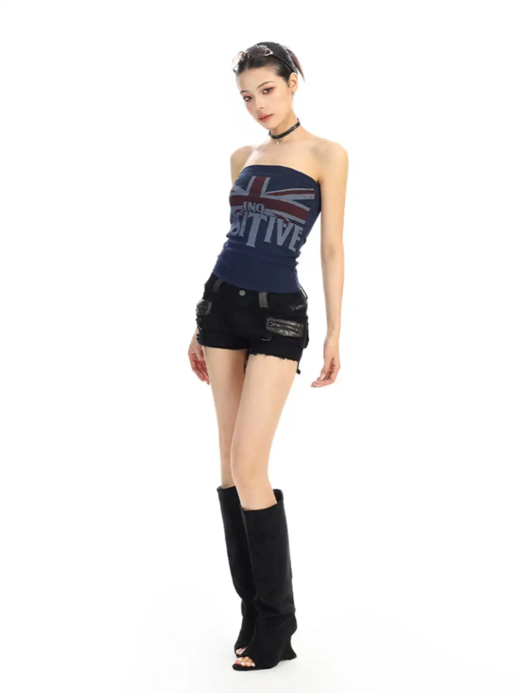 BIGGOLD | Flag Print Tube Top