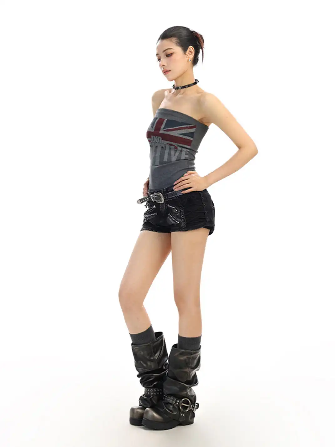 BIGGOLD | Flag Print Tube Top