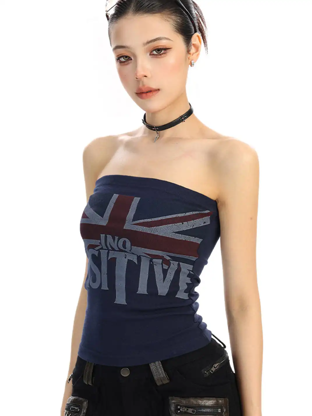 BIGGOLD | Flag Print Tube Top