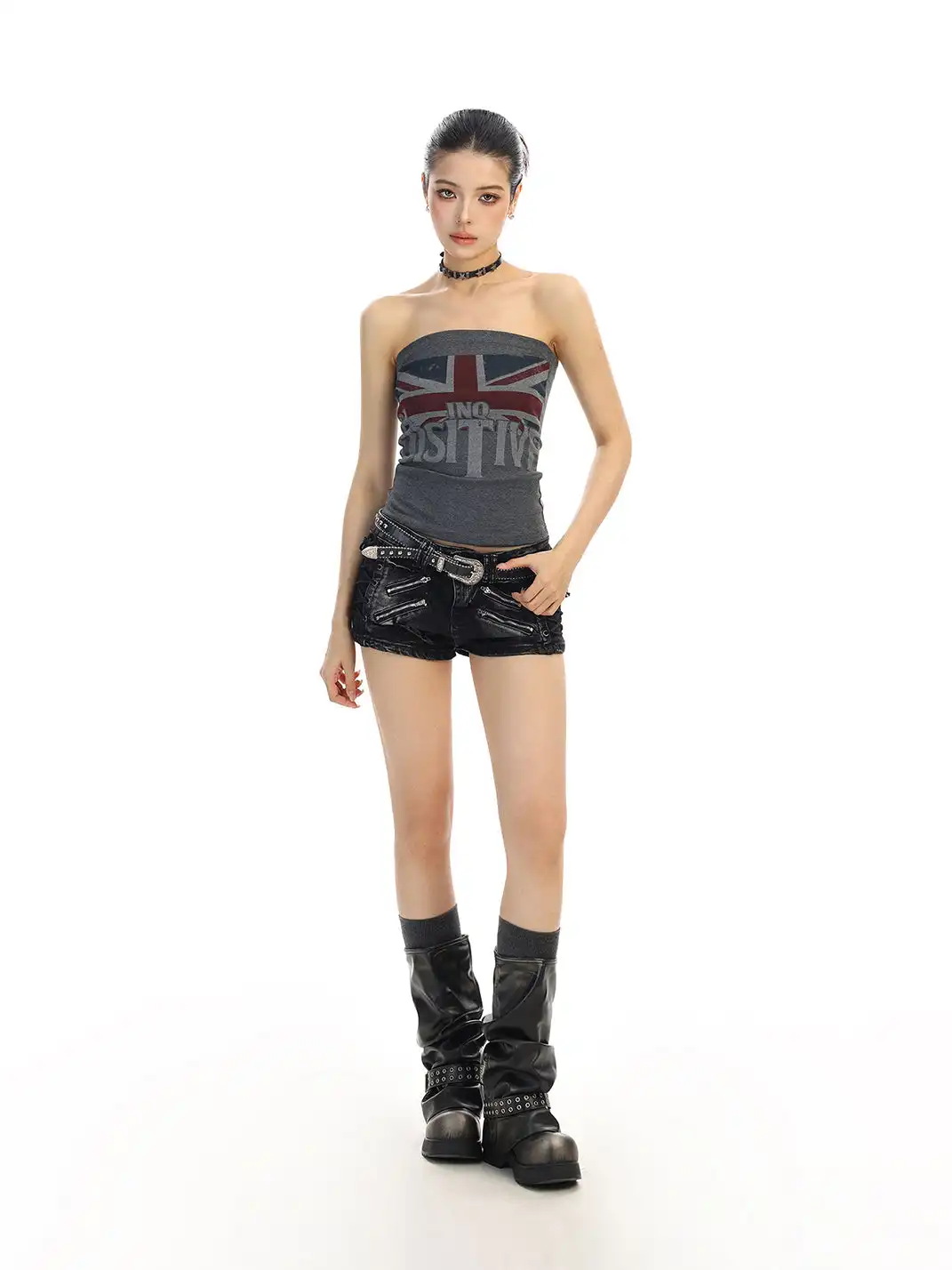 BIGGOLD | Flag Print Tube Top