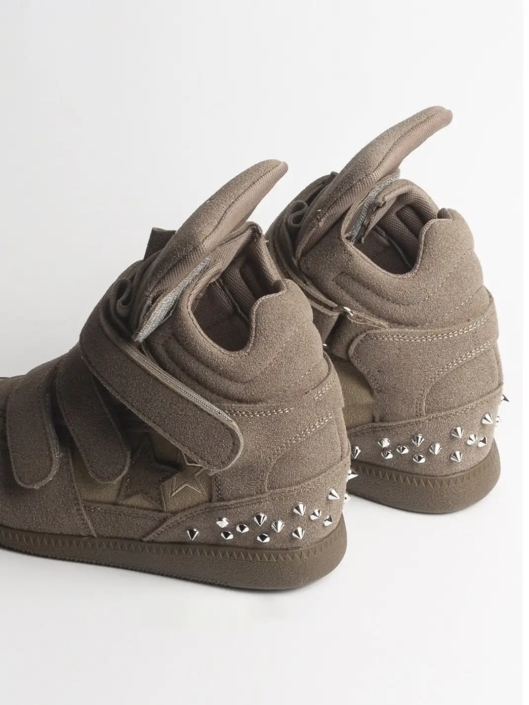 Jpoetry | Genuine Leather Vintage Star High-Top Shoes