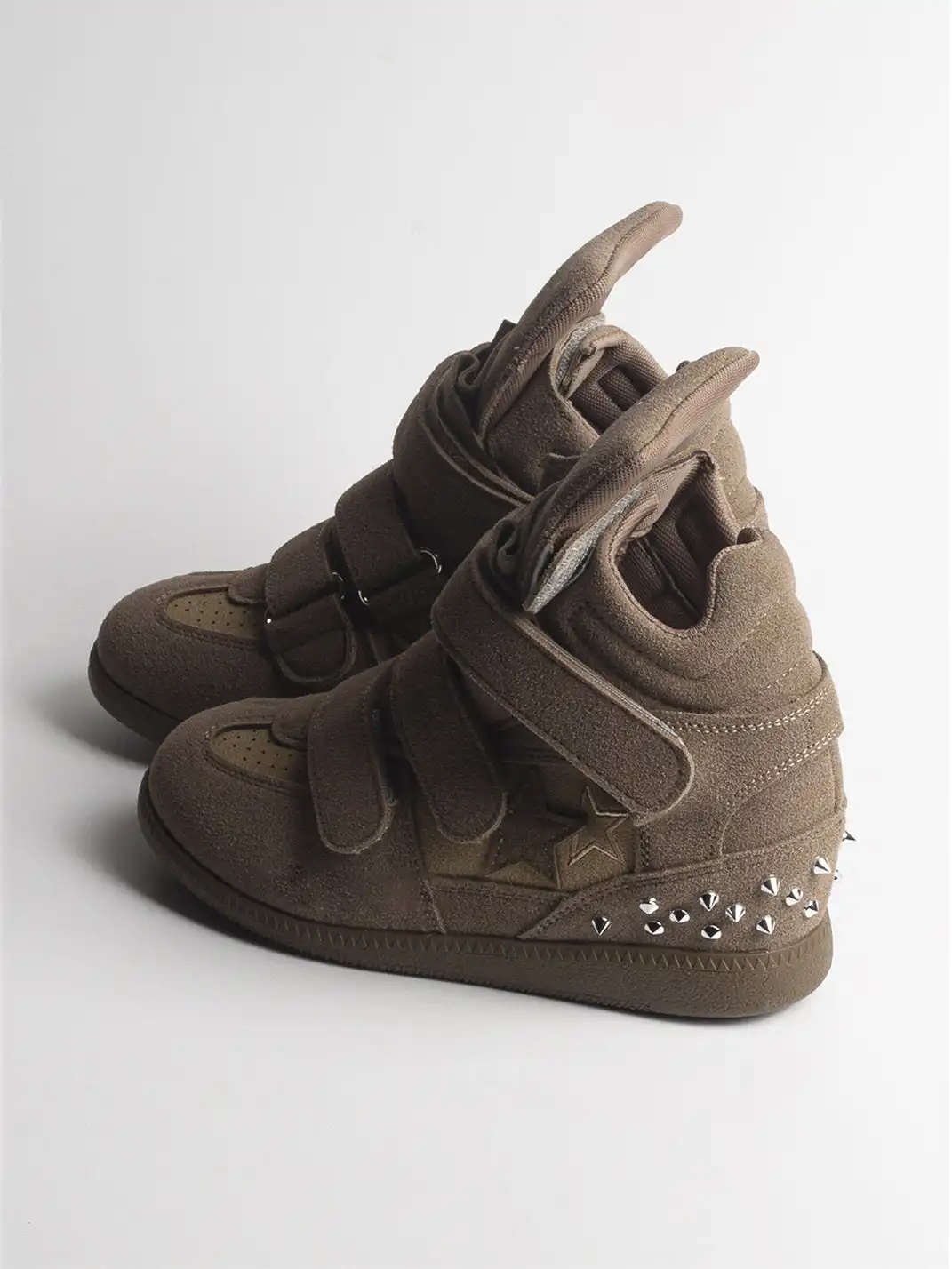 Jpoetry | Genuine Leather Vintage Star High-Top Shoes