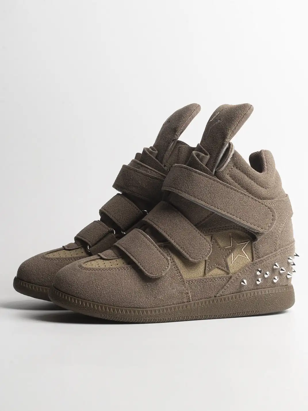 Jpoetry | Genuine Leather Vintage Star High-Top Shoes