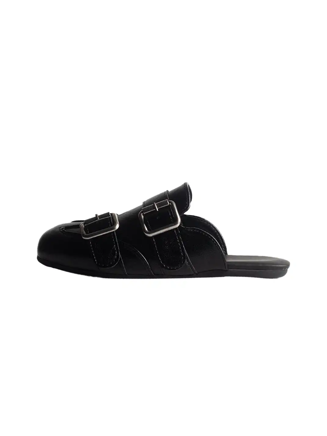 Jpoetry | Vintage Buckle Strap Flat Loafers