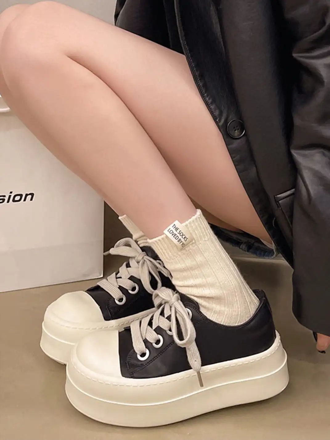 Jpoetry | Chunky Toe Casual Platform Sneakers