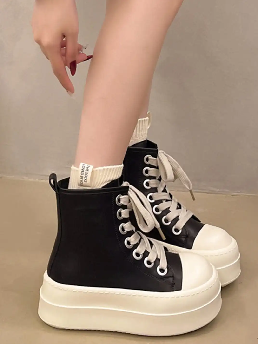 Jpoetry | Chunky Toe Casual Platform Sneakers