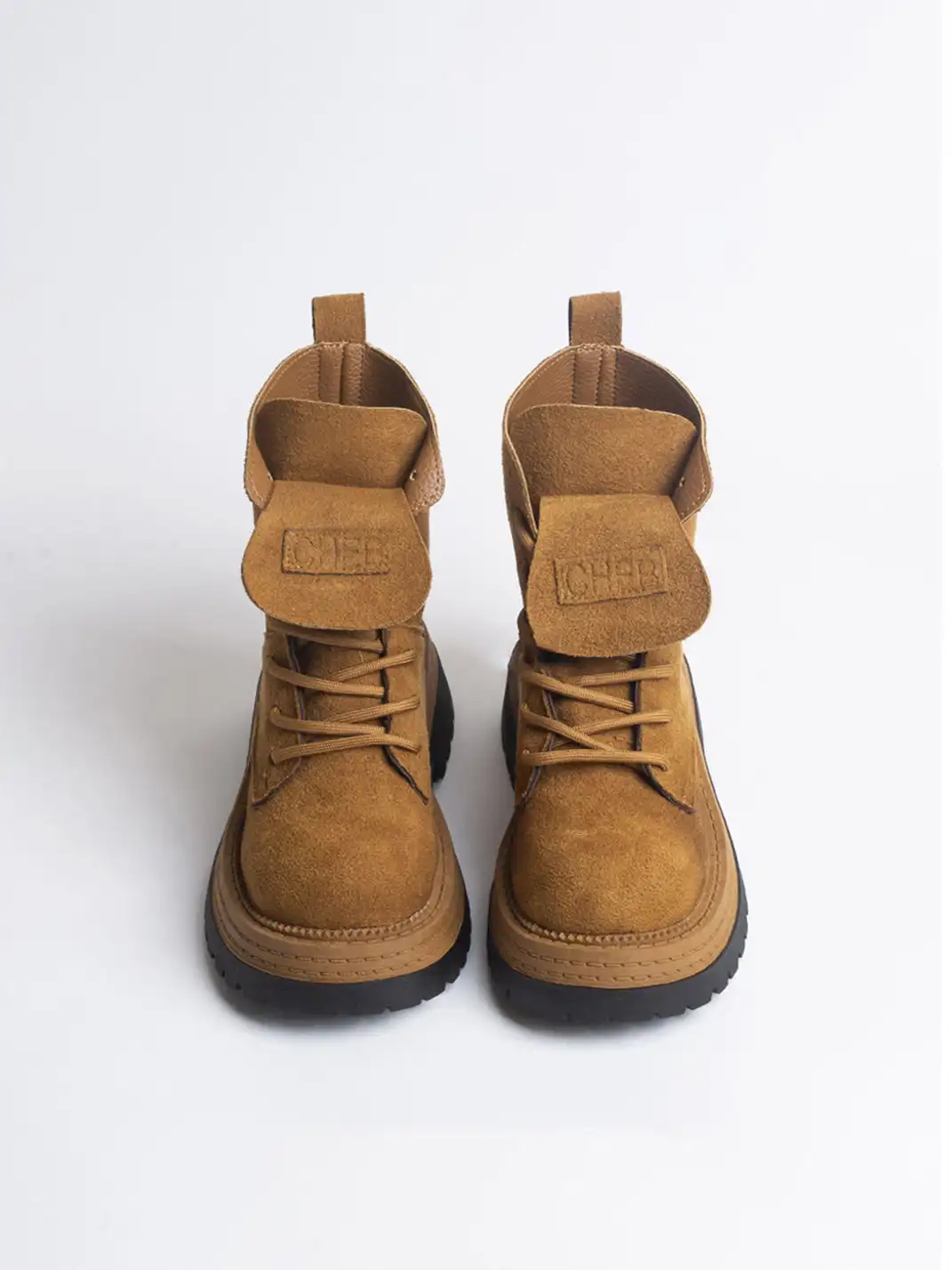 Jpoetry | Genuine Leather Platform Martin Boots