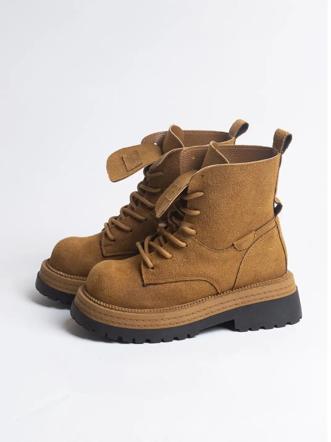 Jpoetry | Genuine Leather Platform Martin Boots