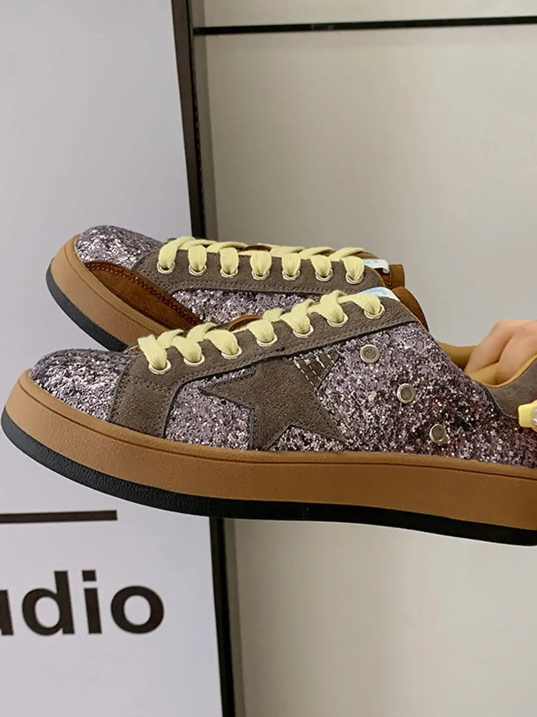 Jpoetry | Vintage Sequin Star Shoes