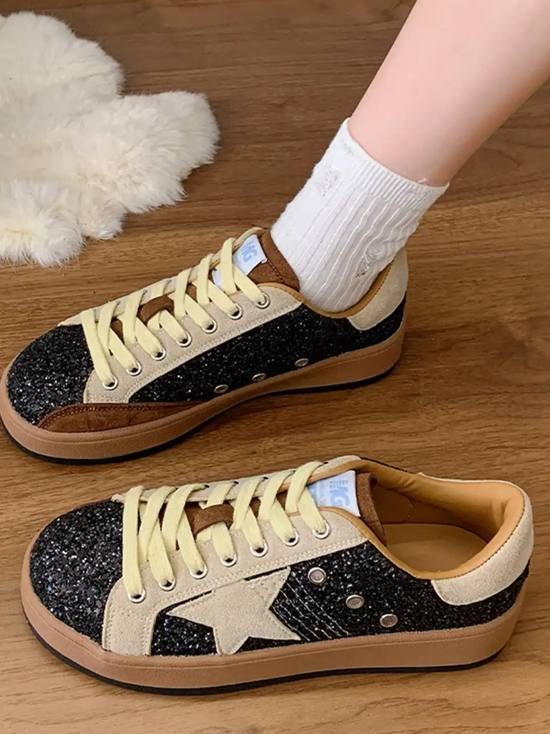 Jpoetry | Vintage Sequin Star Shoes