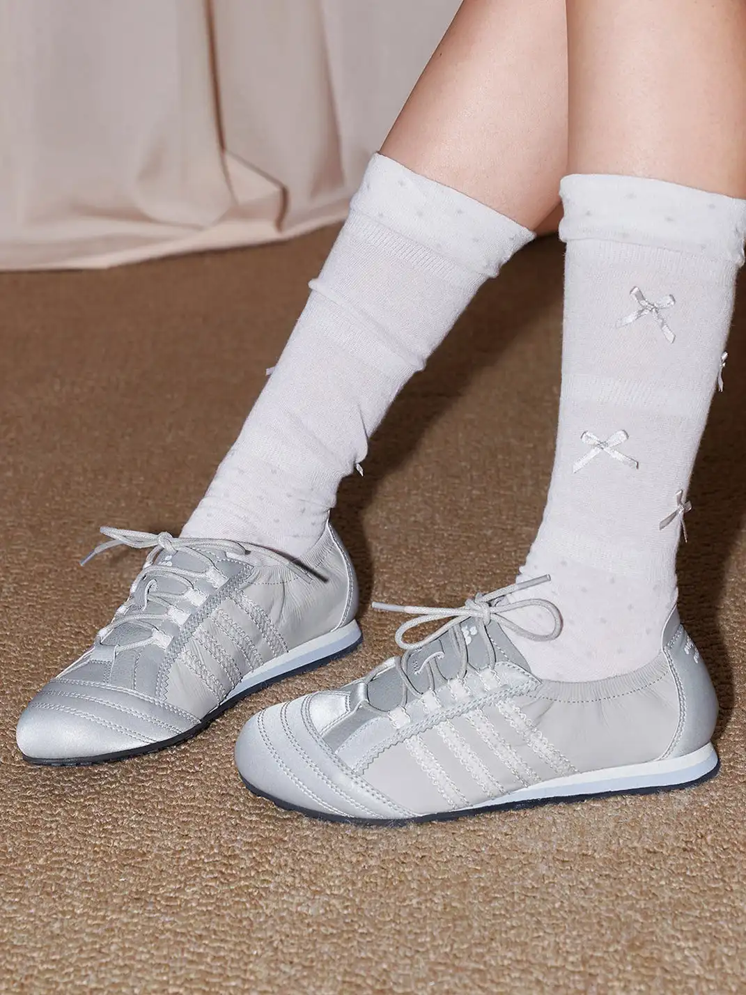MASOOMAKE | Lace Lightweight Sporty Flats