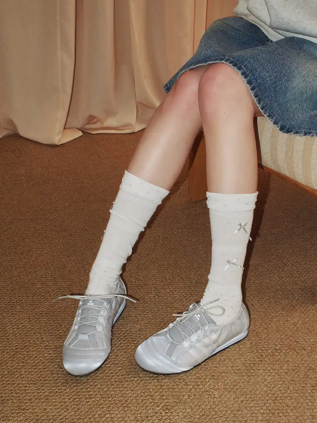 MASOOMAKE | Lace Lightweight Sporty Flats