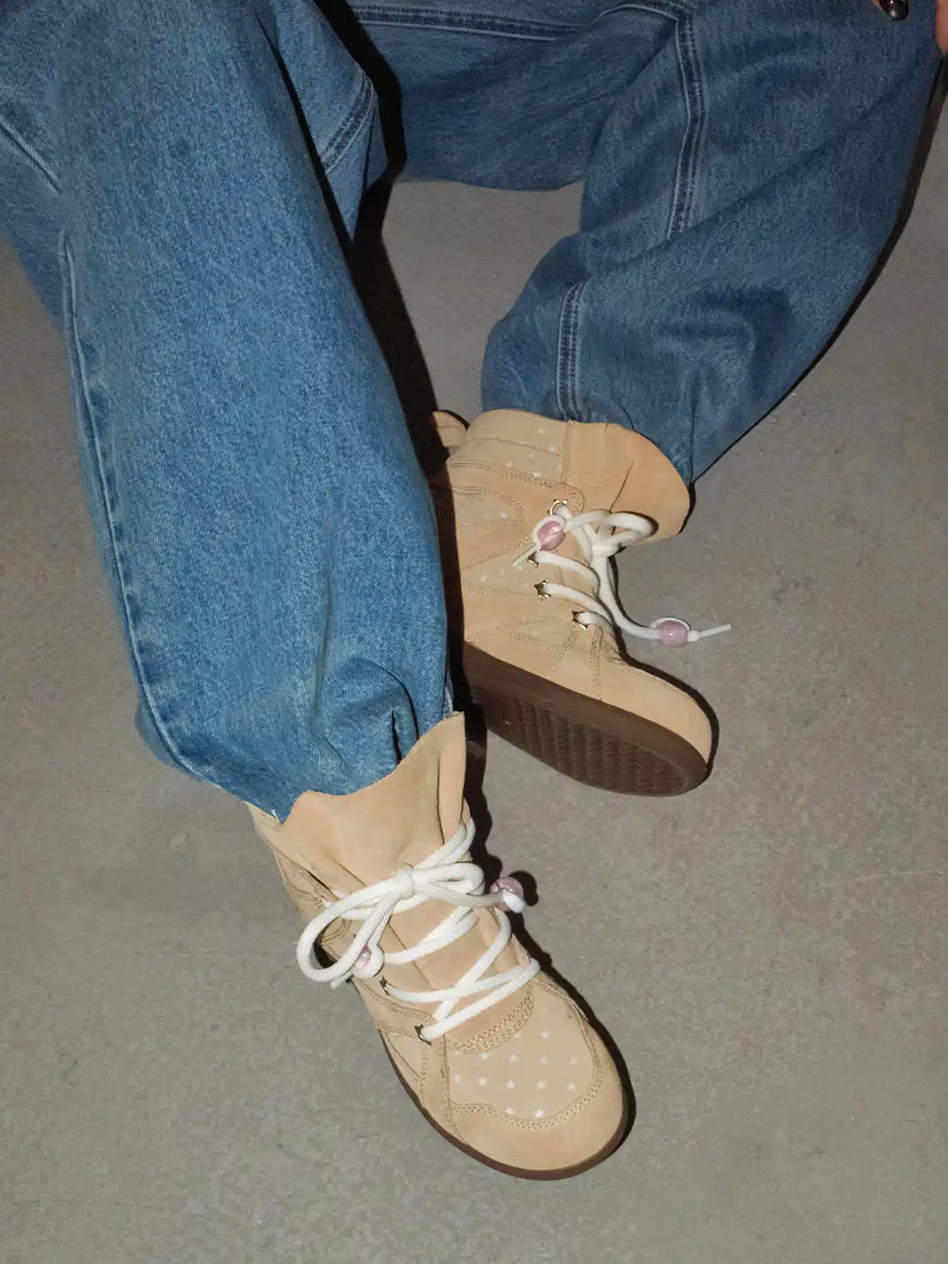 MASOOMAKE | Star Pattern Versatile Wedge Shoes