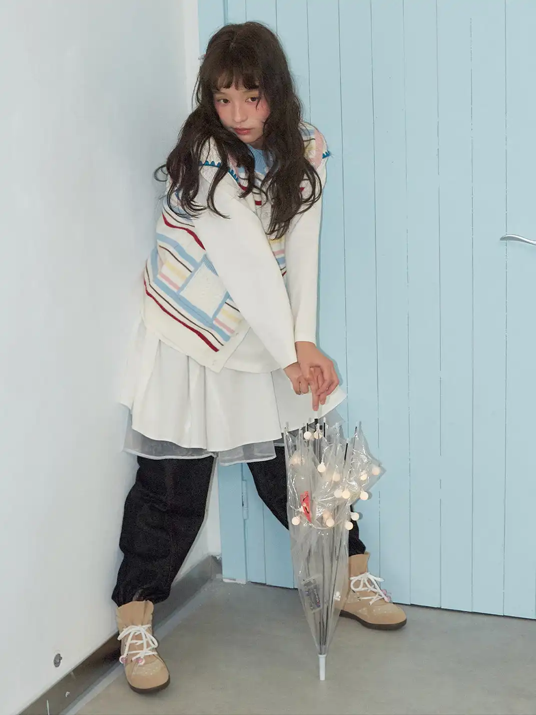 MASOOMAKE | Star Pattern Versatile Wedge Shoes