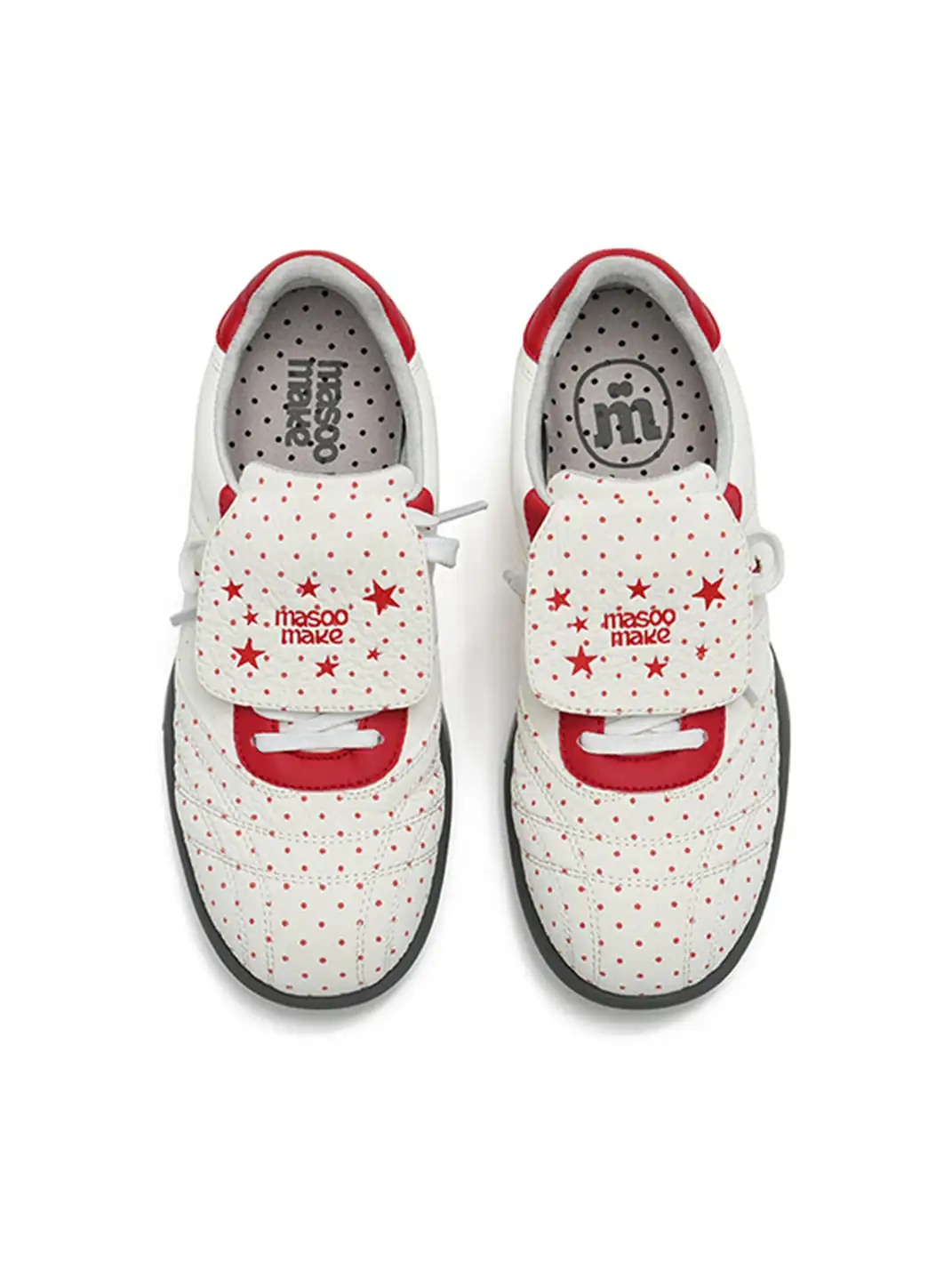 MASOOMAKE | Polka Dot Star Foldable Tongue Sneakers