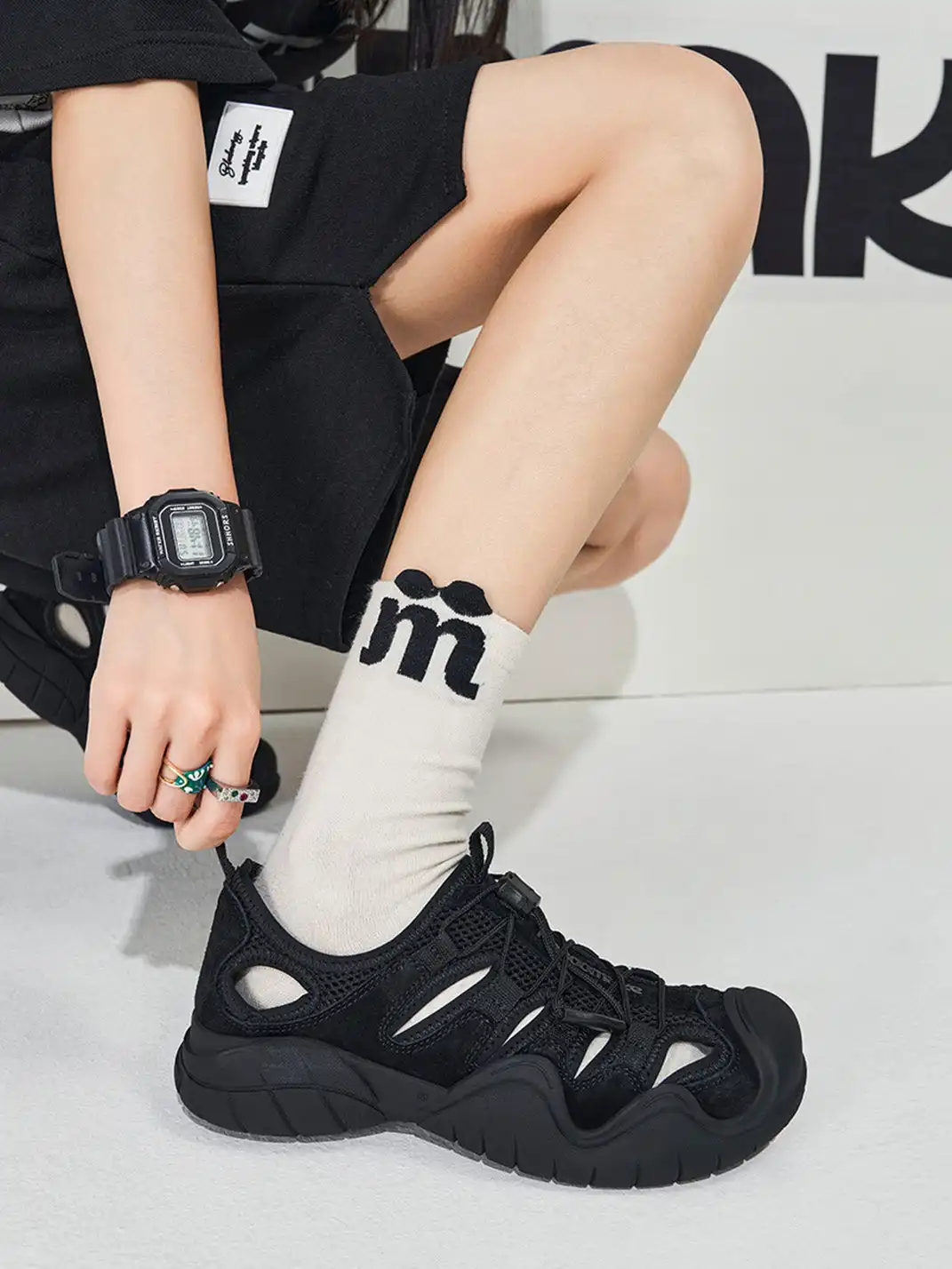 MASOOMAKE | Cutout Sandals