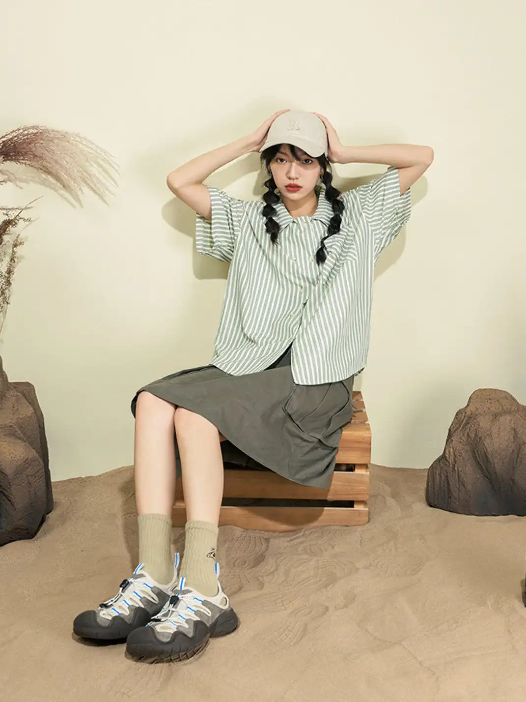 MASOOMAKE | Cutout Sandals
