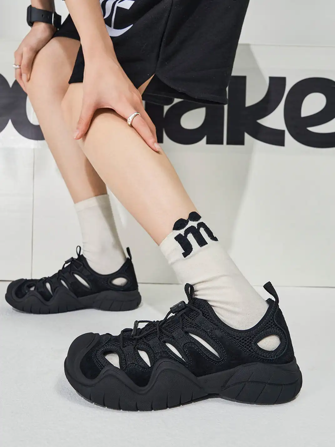 MASOOMAKE | Cutout Sandals