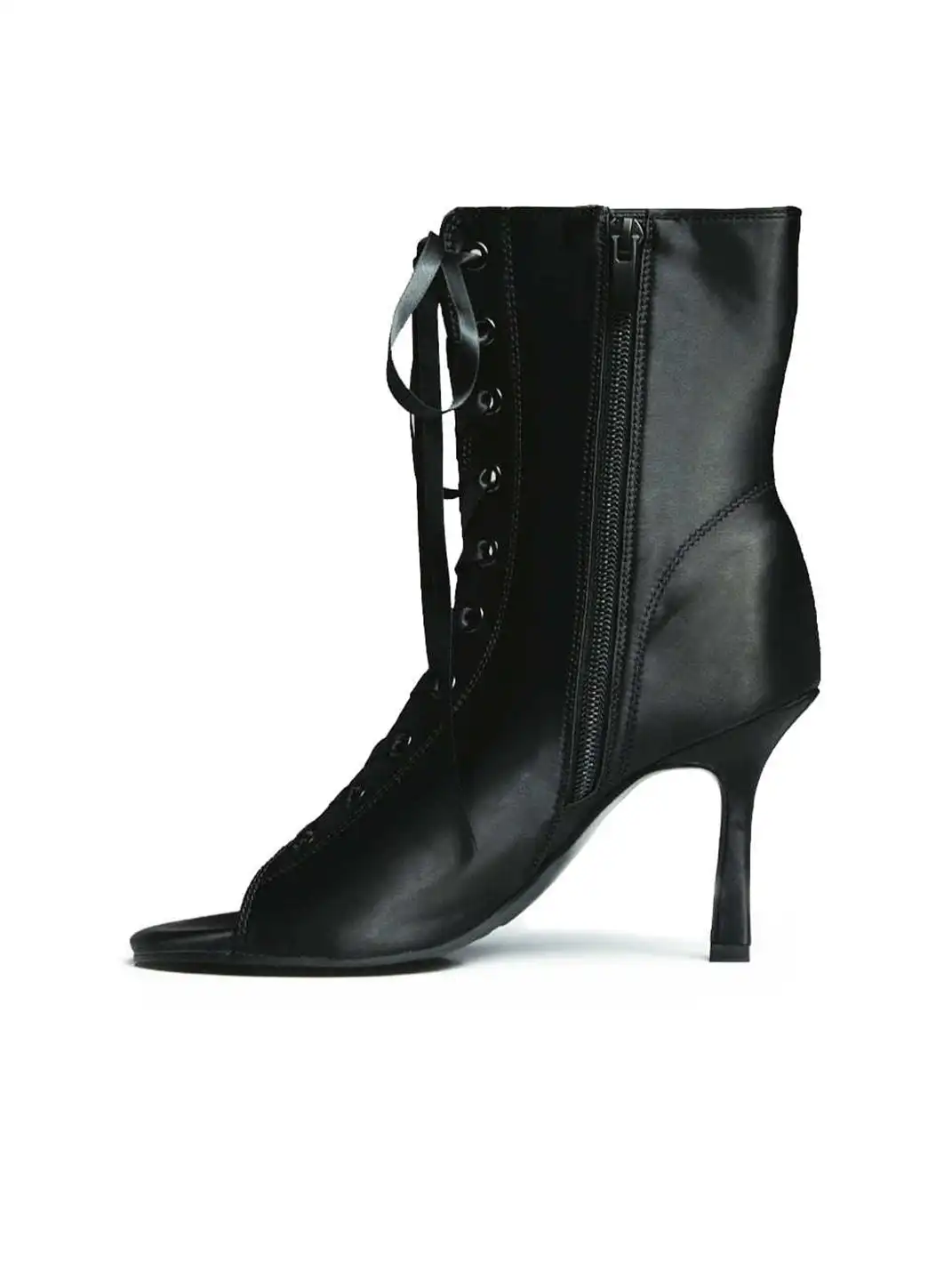 KFH | Satin Peep Toe High Heels