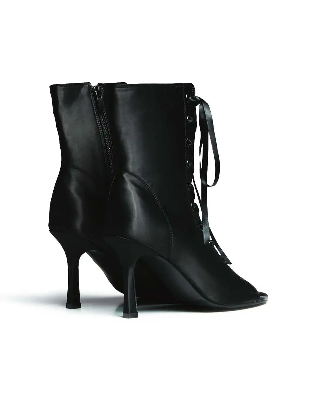 KFH | Satin Peep Toe High Heels