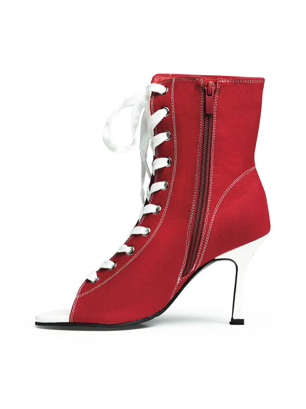 KFH | Open-Toe High Heel Ankle Boots