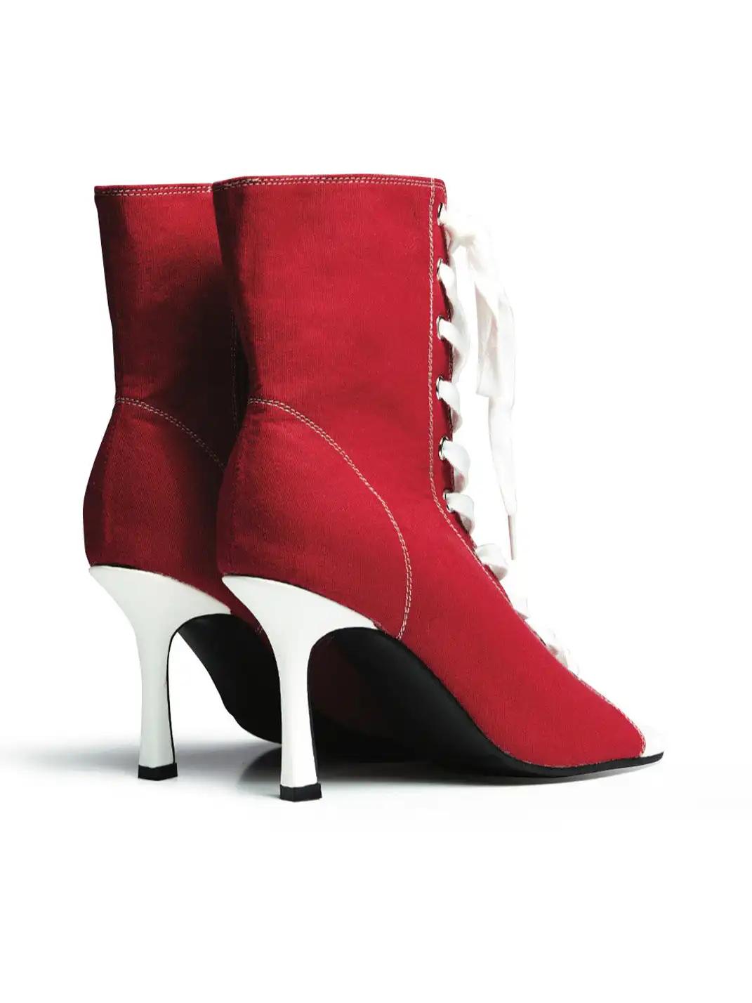 KFH | Open-Toe High Heel Ankle Boots
