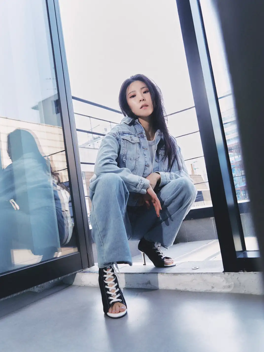 KFH | Open-Toe High Heel Ankle Boots