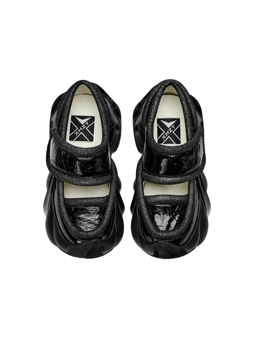 XMZY | Platform Hook And Loop Sandals