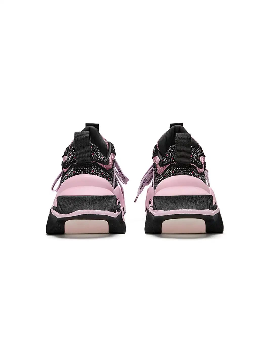 XMZY | Rhinestone Platform Dad Sneakers
