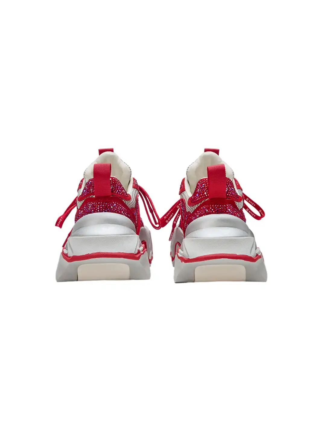 XMZY | Rhinestone Platform Dad Sneakers